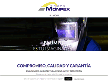 Tablet Screenshot of monpex.com